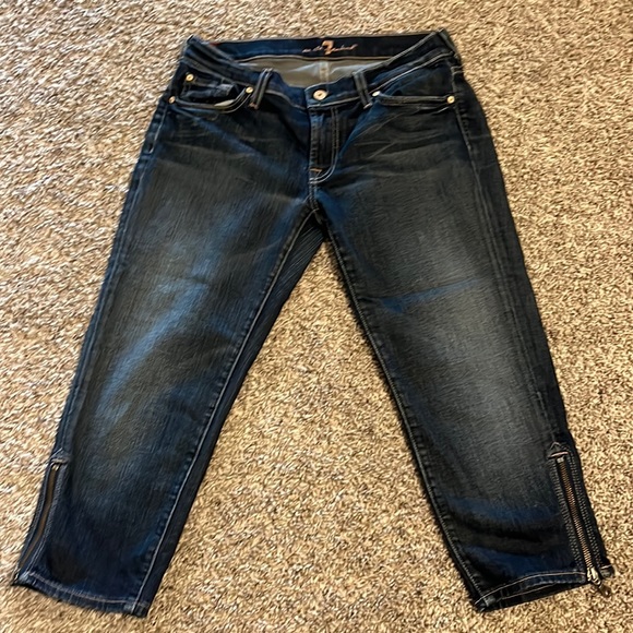 7 For All Mankind Denim - 7 for all mankind Roxanne capri